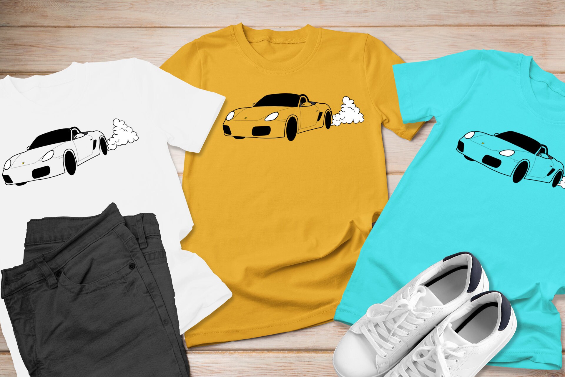 porsche boxster t shirt