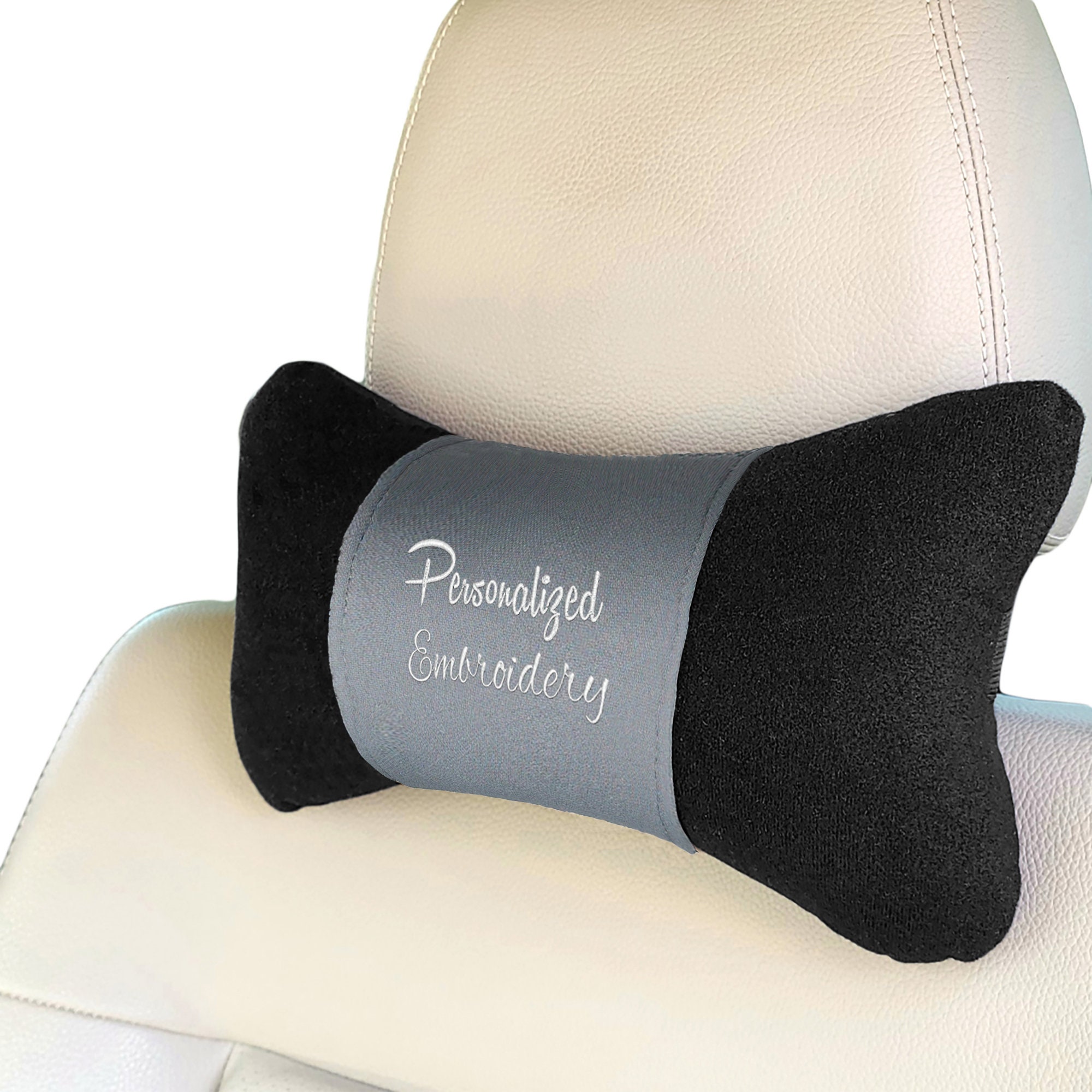 Car Headrest Dutch Velvet Neck Pillow Car Headrest Gray Headrest Car Auto  Neck Cervical Pillow For Car Interior Decoration 