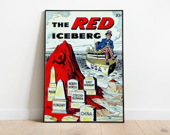 The Red Iceberg American Retro 50s/60s/70s/80s Red - Etsy