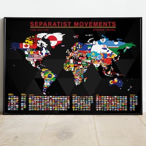 Separatist Movements - 100K Map Print