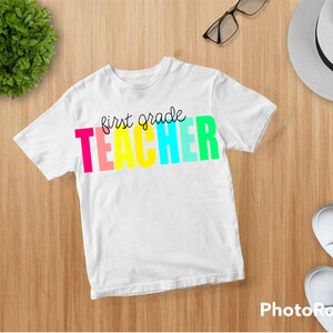 Grade level teacher SVG/PNG/Teacher Appreciation/First day of school
