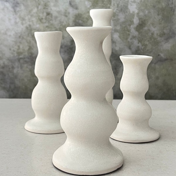 Ceramic Candlesticks Etsy