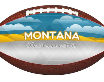 The Treasure State Vintage Souvenir Travel Patch by National Sportswear /& Emblem Montana