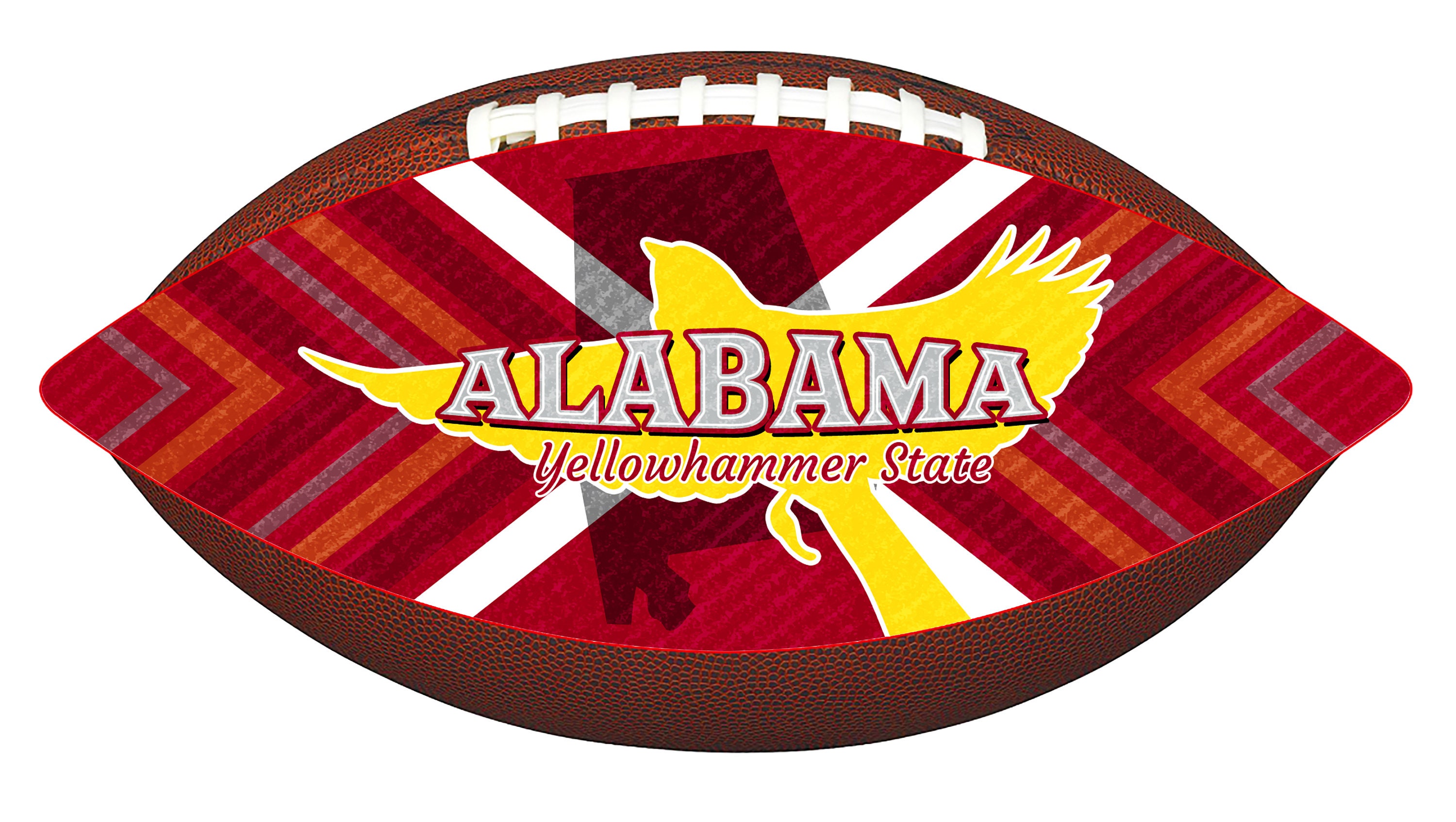Alabama Yellowhammer Fútbol estatal Etsy