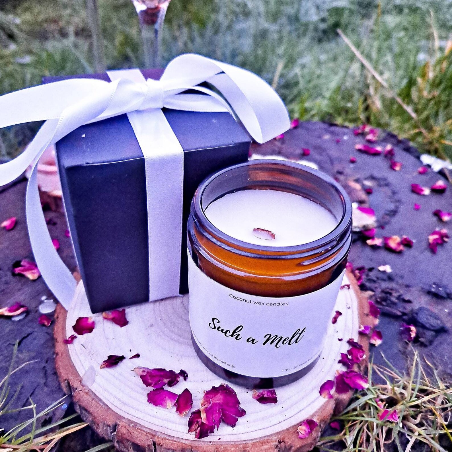 Candle and wax melt gift set / highly scented wax melts /4 Etsy