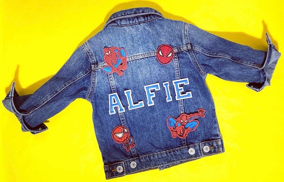 Spiderman Personalised Childrens Denim 