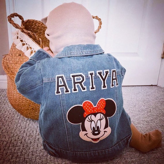 Minnie Mouse Denim Jacket Personalised 