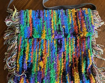 Vintage Multi-colored Carpet Bag/Purse