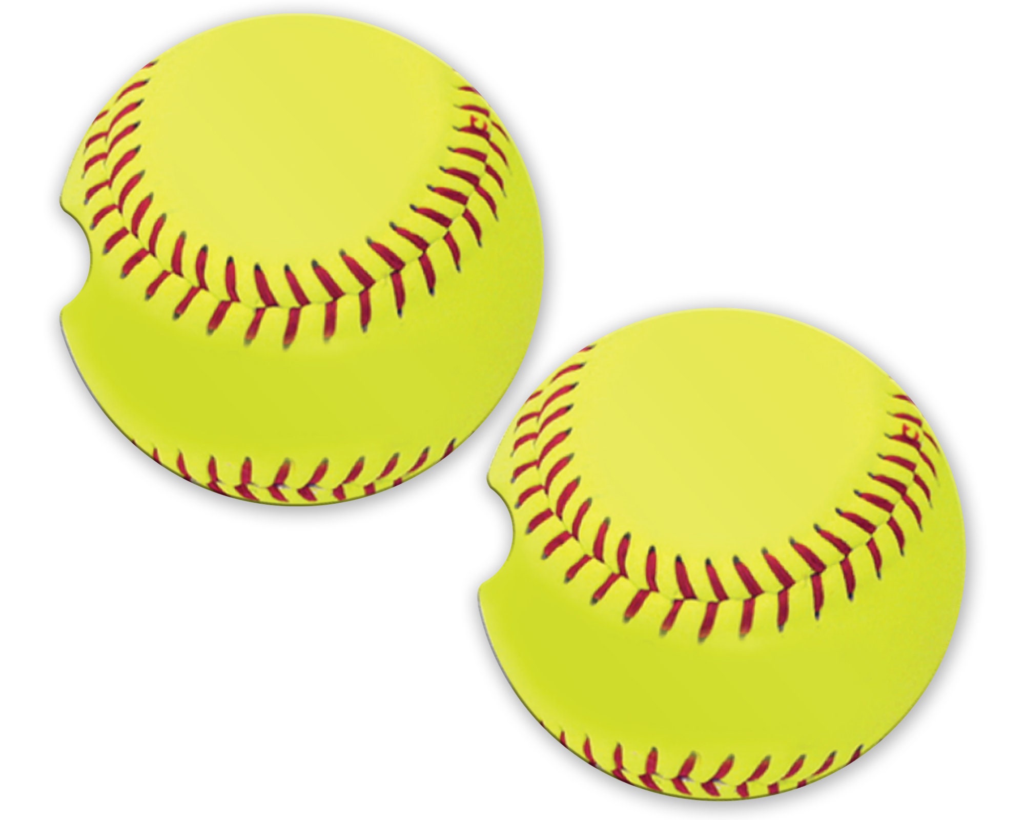 Softball Car Coasters Set New Car Gift Sandstone coaster Etsy