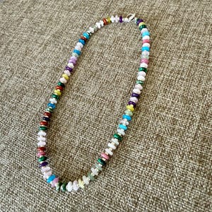 Colorful Gemstone Bead Necklace
