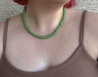 Jade Bead Necklace