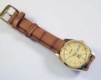 Vintage Citizen Eagle 7 Automatic Japan Mens Wrist Watch Day