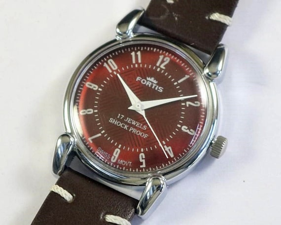 ヴィンテージ 腕時計 FORTIS 機械式 手巻き メンズ腕時計
