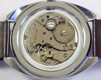 Vintage Fortis Swiss Made Hand Winding Mens Wrist Watch Vintage Fortis Swiss Made Hand Winding Mens Wrist Watch