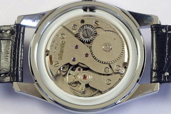 ヴィンテージ 腕時計 メンズ atlantic 美品 Vintage Swiss Made Atlantic men's watch from japan | eBay