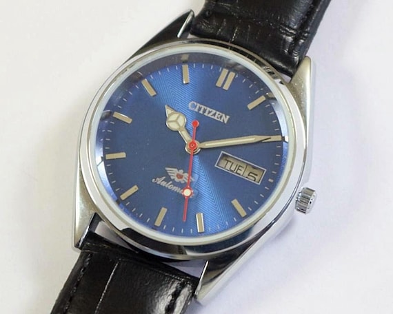 Buy Vintage Citizen Eagle Automatic Japan Mens Wrist Watch Blue