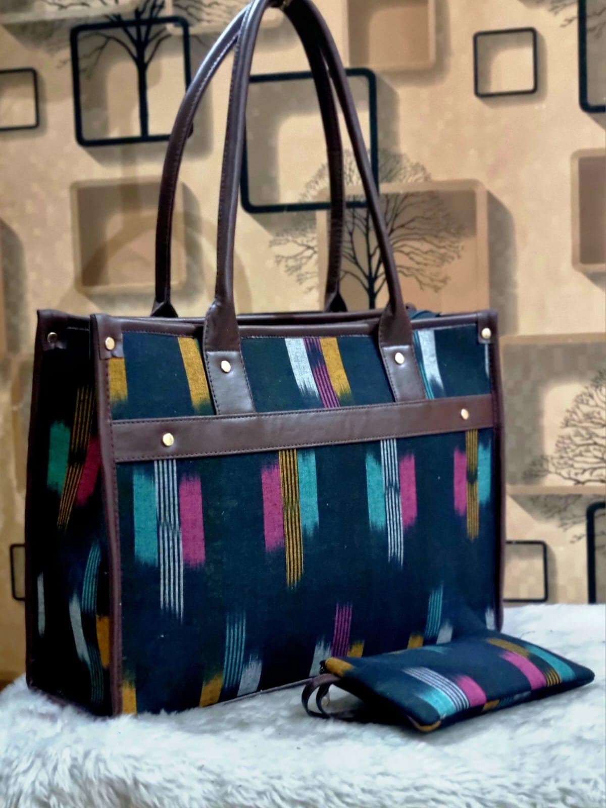 Women Vegan Leather Briefcase, Vegan Leather Business Bag, Vegan