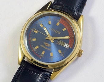 Vintage Ciceres Eagle 7 Automatik Japan Herren Armbanduhr | mechanisch | Tag Datum | Edelstahl | Geschenk für Männer für Ihn | a1020li29