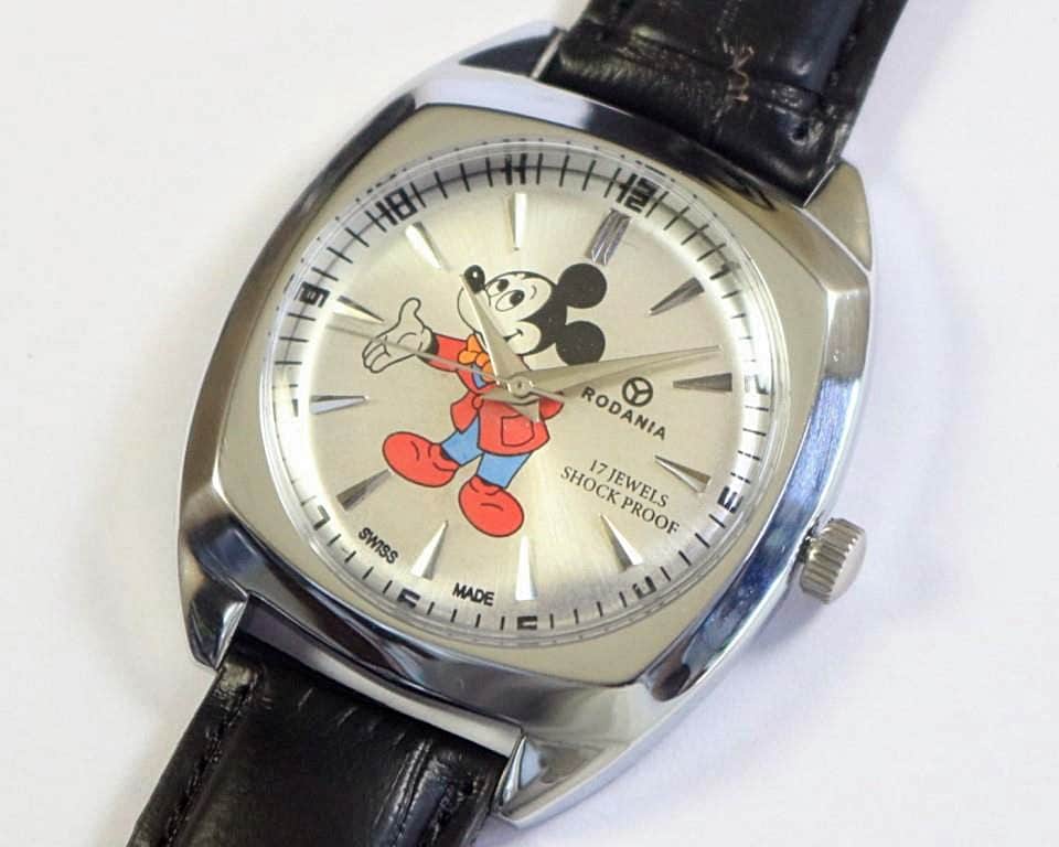Vintage Rodania Swiss Made Hand Winding Mens Wrist watch silver cartoon dial square monaco case mechanical gift for men for him #1049-32