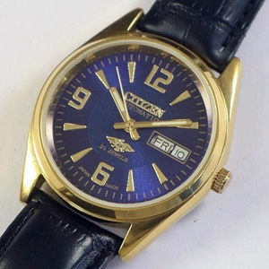 極美品 稼働品 CITIZEN シチズン チッタ ブルー シルバー