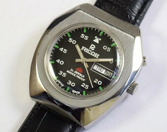 Ricoh crystal 21 jewels automatic watch price sale