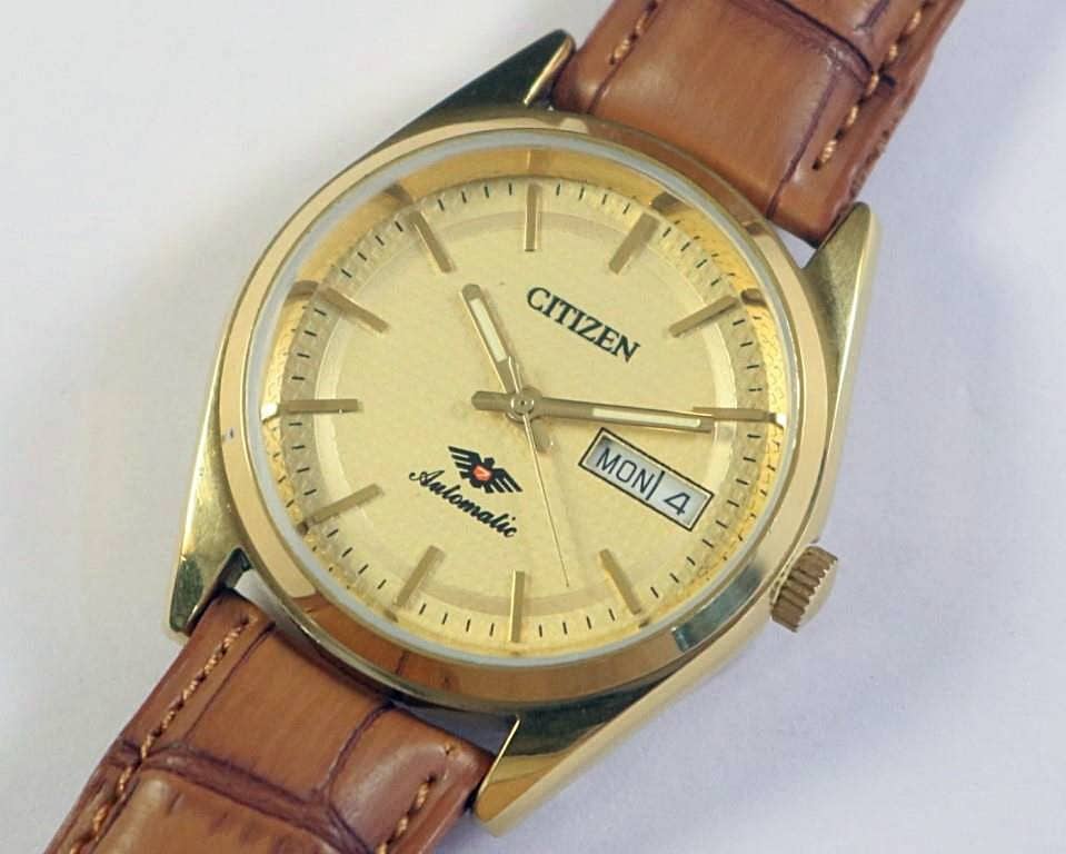 Vintage Citizen Eagle 7 Automatic Japan Mens Wrist Watch Day