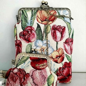 Bolso pequeño XL- Clutch + cartera a juego