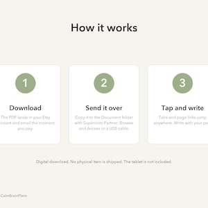 2027 Supernote Planner: how it works