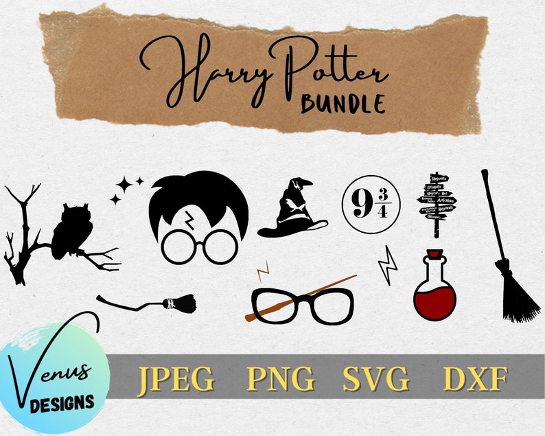 Download Harry Potter Bundle SVG Instant Download Wizard SVG Harry ...