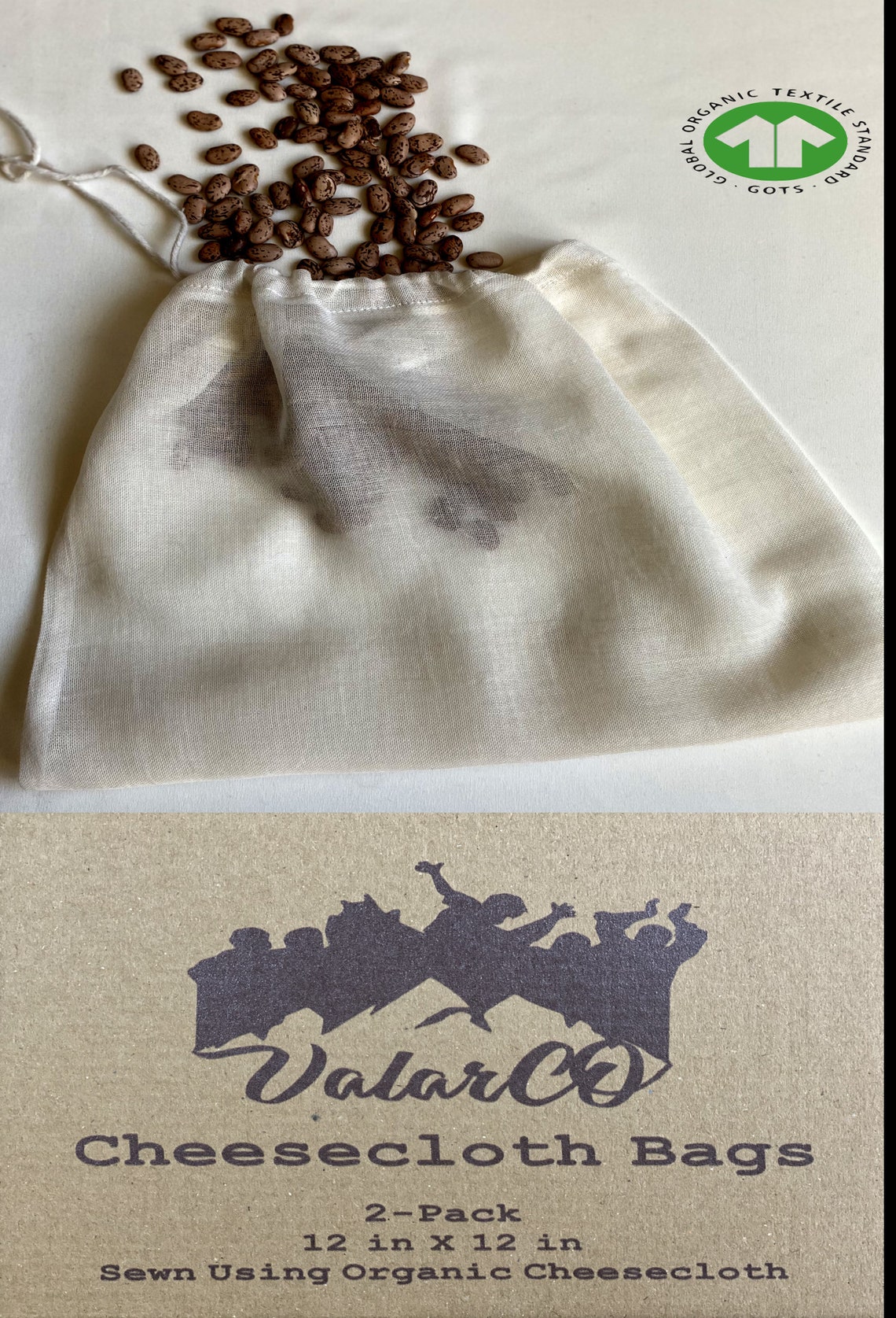 Organic Cheesecloth Bags for Straining Organic Yogurt Etsy