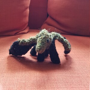 toy crochet dragon