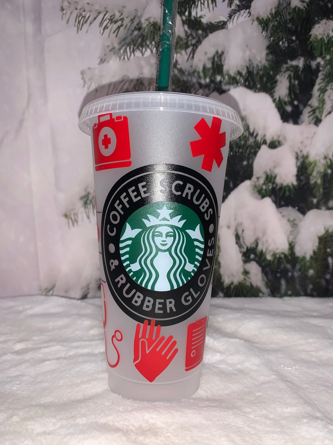Nurse Starbucks Cup. Cup. Customized. Starbucks. Nurse. Etsy UK