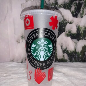 Nurse Starbucks cup. Cup. Customized. Starbucks. Nurse.