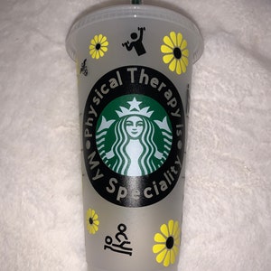 Copa Starbucks de Terapia Física. Starbucks. De Daisy. Fisioterapia.