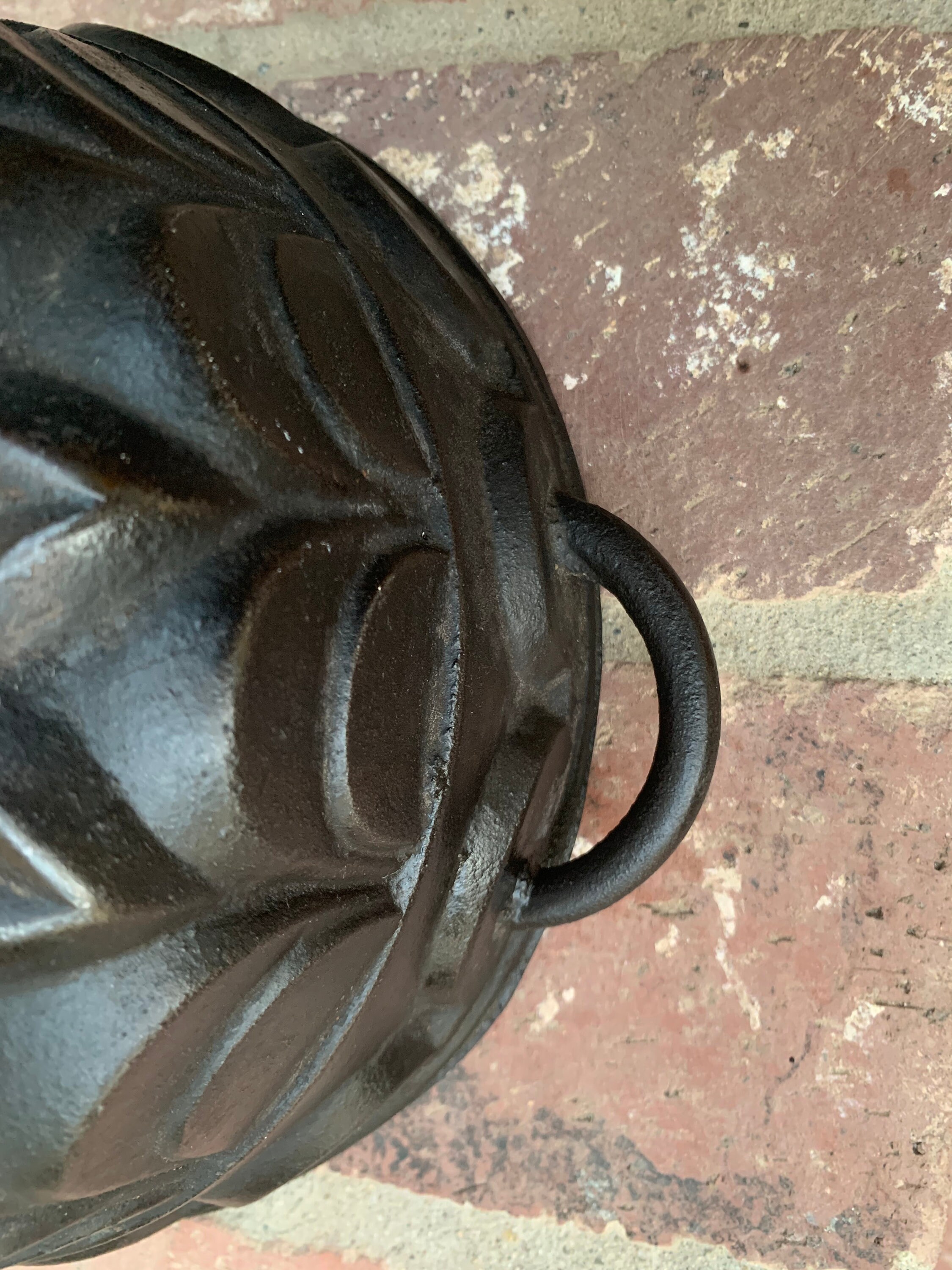 Rare antique German Cast iron Bundt pan Etsy