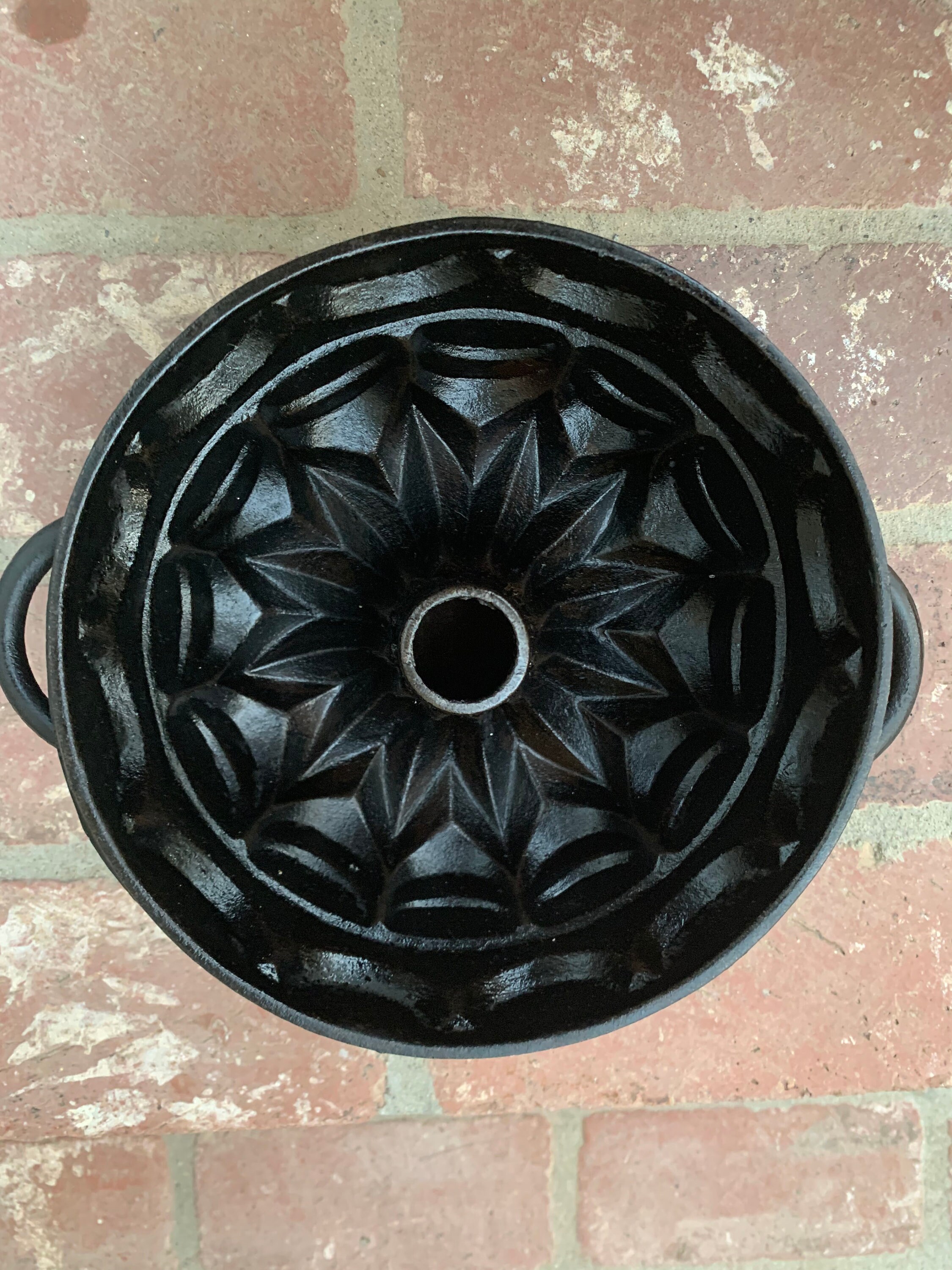 Rare antique German Cast iron Bundt pan Etsy
