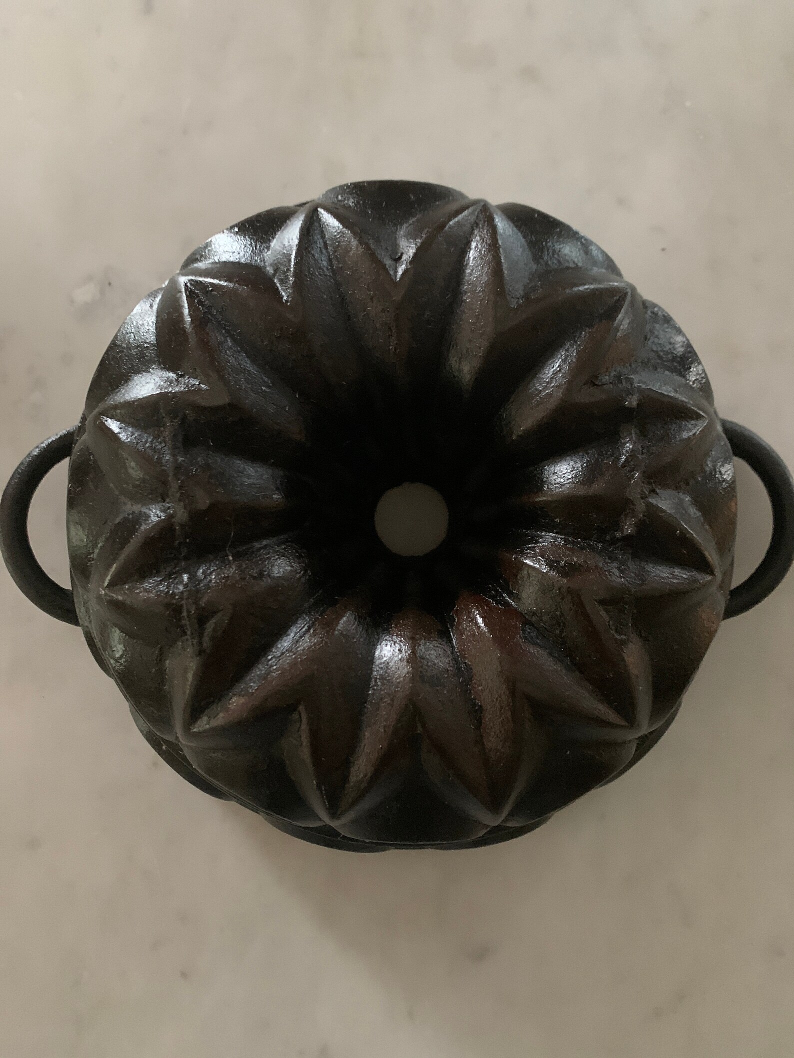 Rare antique German Cast iron Bundt pan Etsy