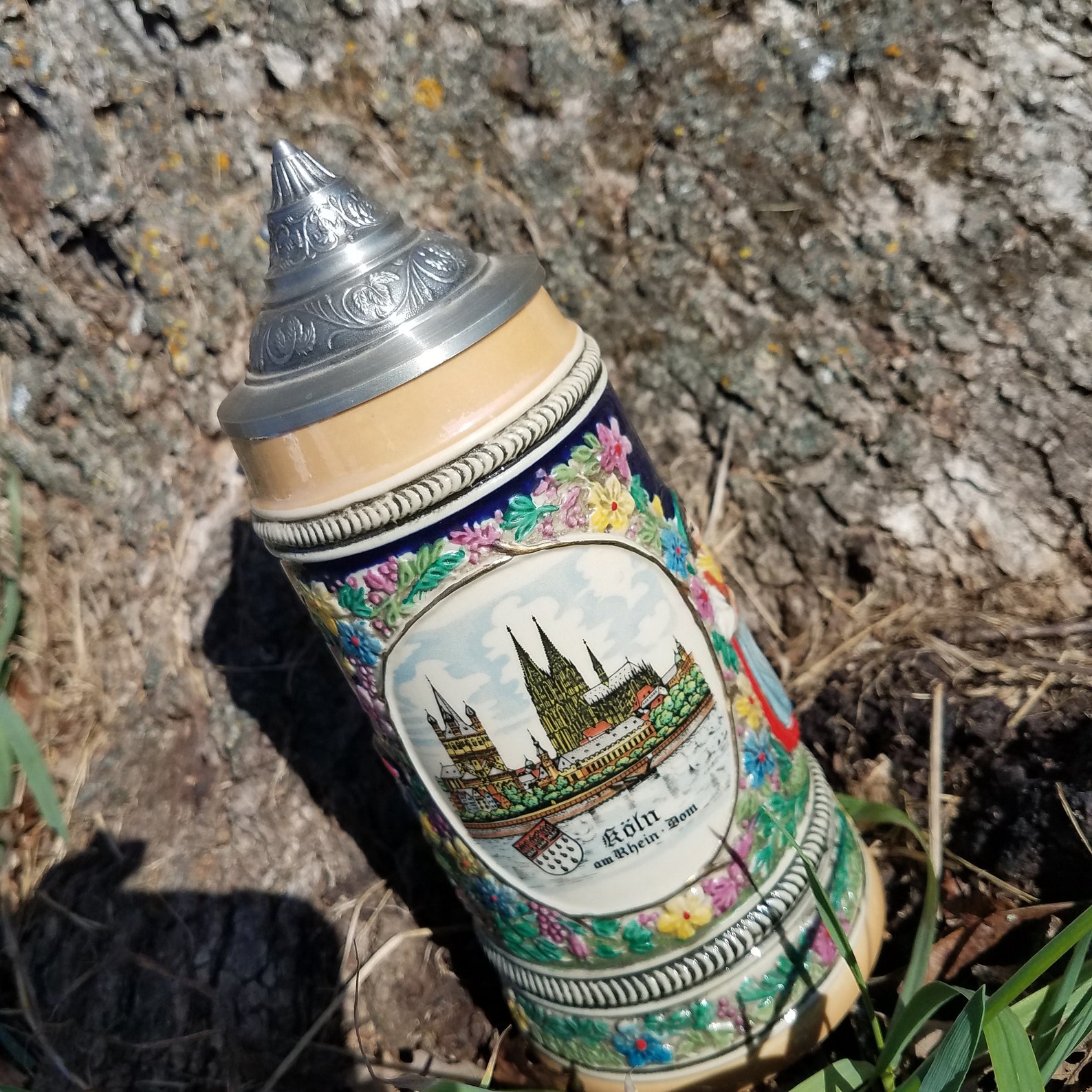 Armin Bay German Hand Painted Ceramic Beer Stein Made in | Etsy