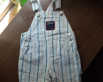 Overall Shorts 2T, 100% Cotton