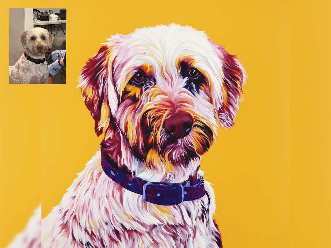 Paint My Pet Paint My Photo Pet Art Commission Art From Etsy