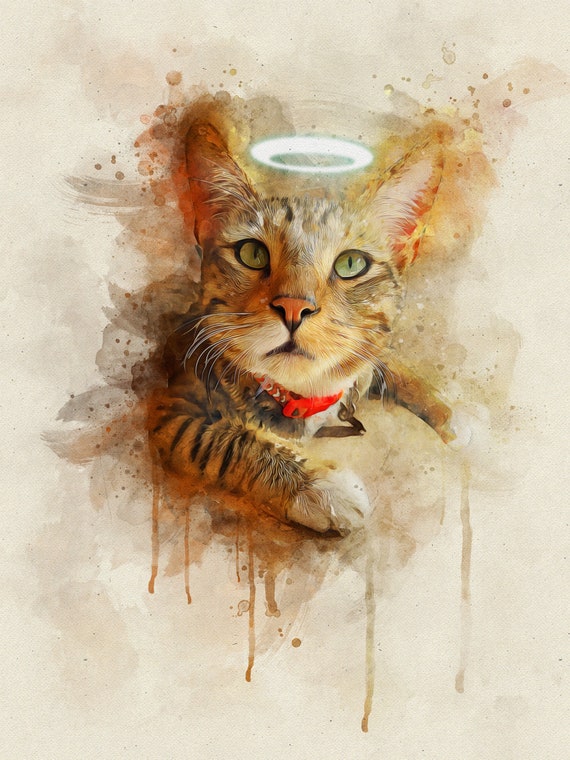I will memorialize your pet with a portrait - Pet Remembrance Gift