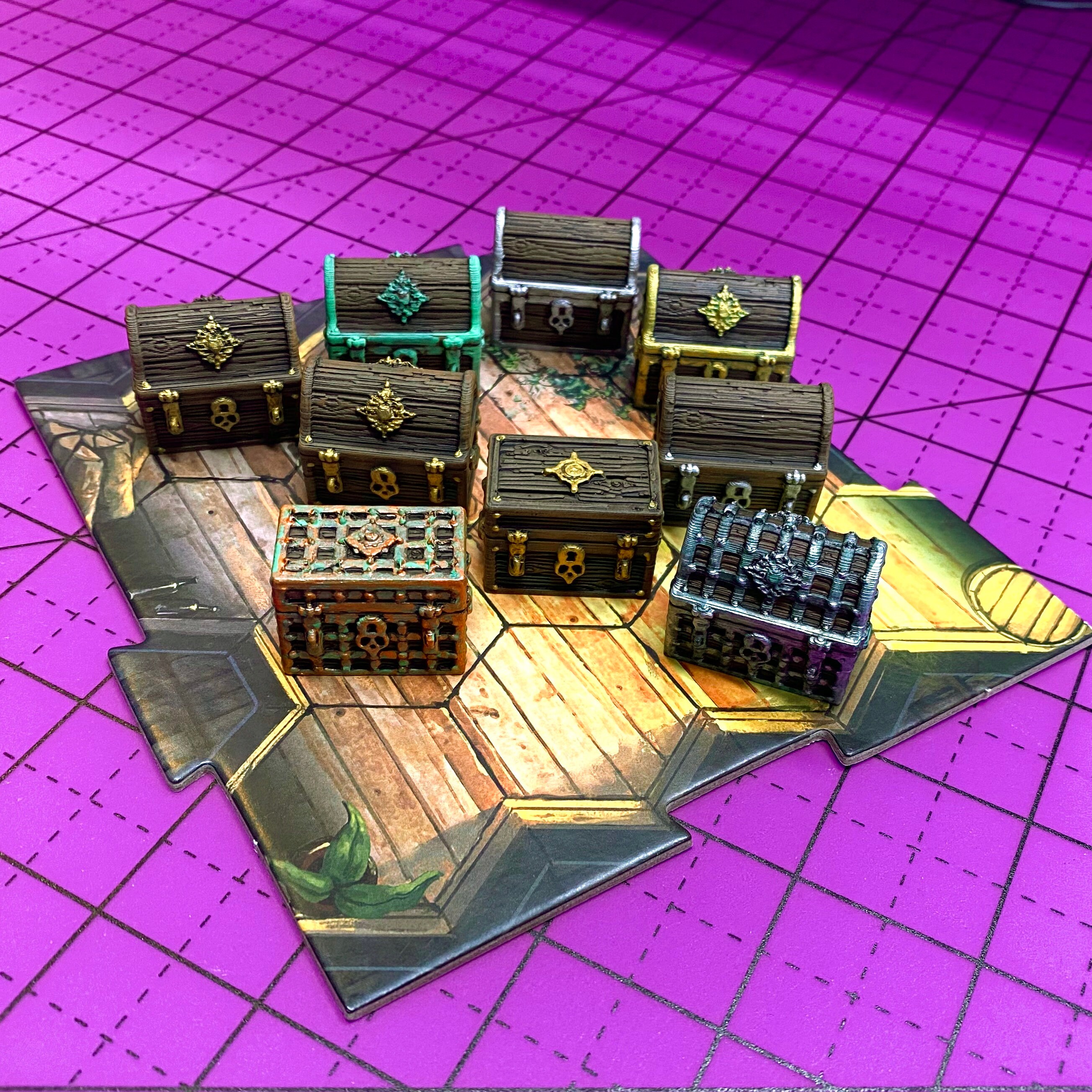 Gloomhaven Treasure Chests Painted Gloomhaven Etsy Australia