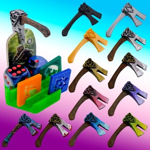 JOTL Hatchet Favorite Axe Detailed 3D Printed with Gripping Slot for Attaching to Monster Standee Gloomhaven Jaws of the Lion Accessories