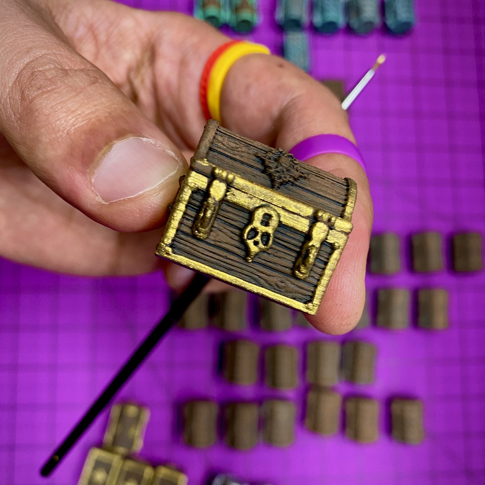 Gloomhaven Treasure Chests Painted Gloomhaven Etsy