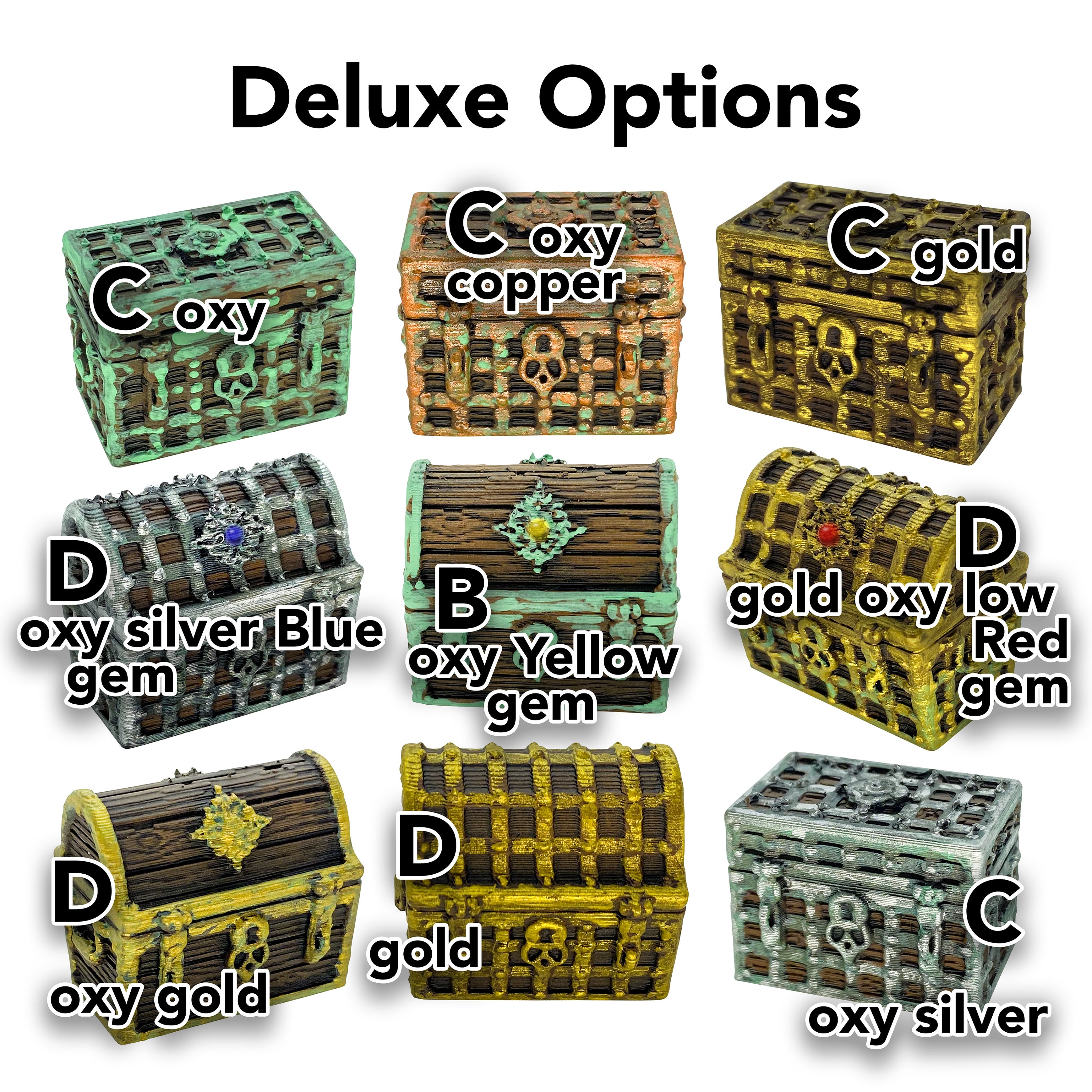 Gloomhaven Treasure Chests Painted Gloomhaven Etsy Australia