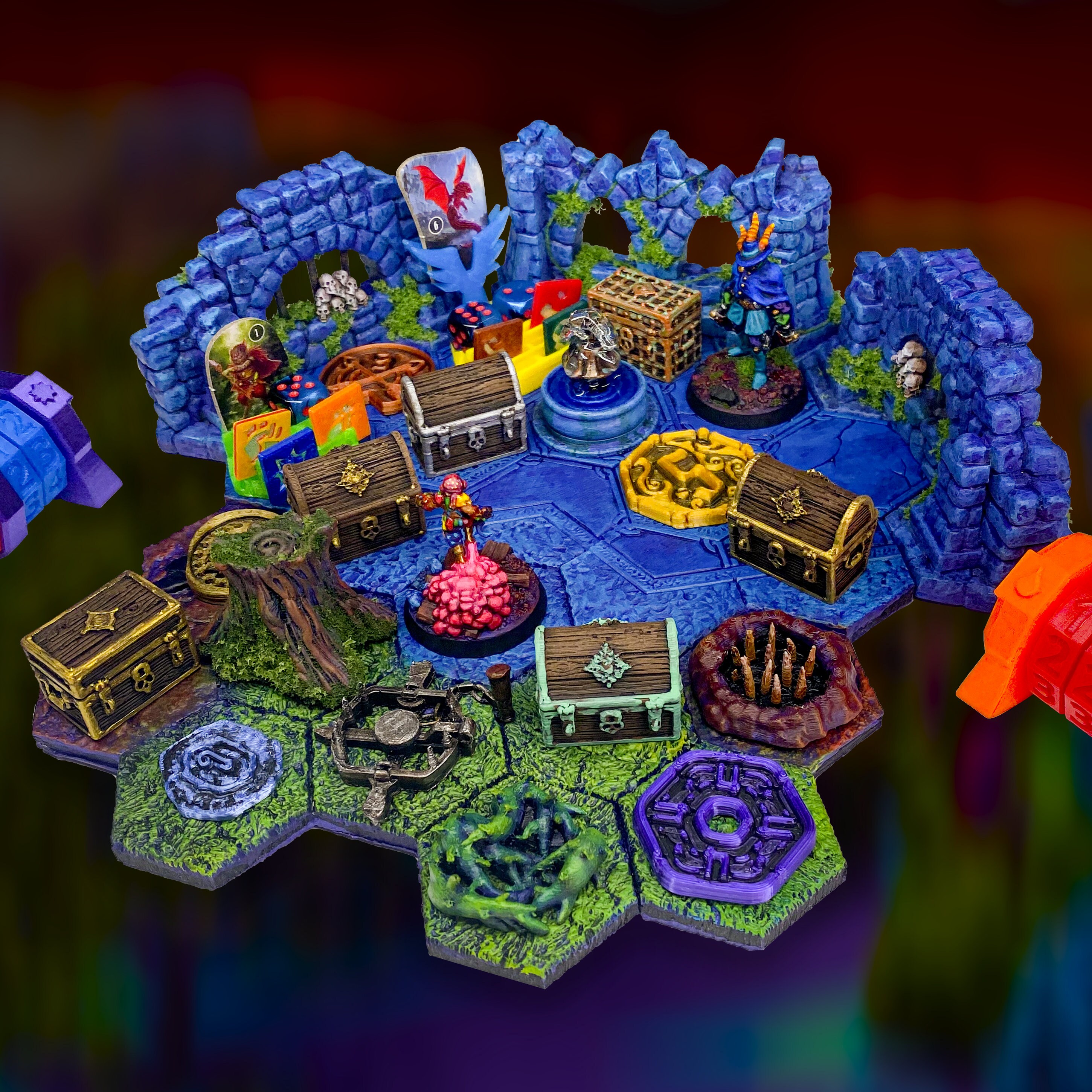 Gloomhaven Treasure Chests Painted Gloomhaven Etsy Australia