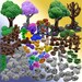 Nature Pack - Trees, Bushes, Logs, Stumps, Thorns, Nests, Totems, and Boulders - Gloomhaven, Frosthaven, and Jaws of the Lion Accessories 