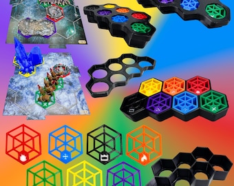 Frosthaven Overlay Terrain Markers For Identifying Type - Upgrade / Expansion Accessories