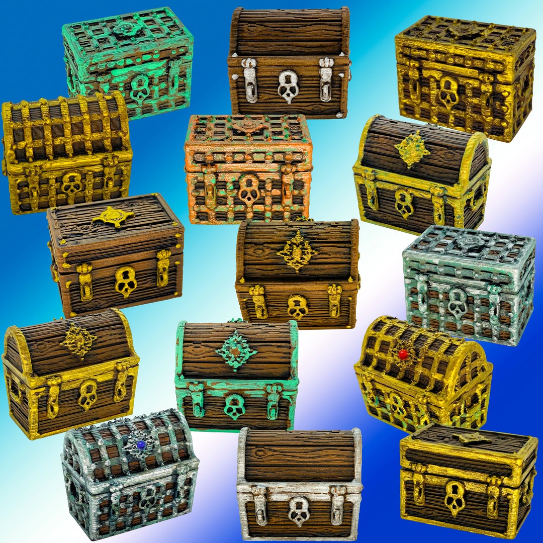 Gloomhaven Treasure Chests Painted Gloomhaven, Circles, and