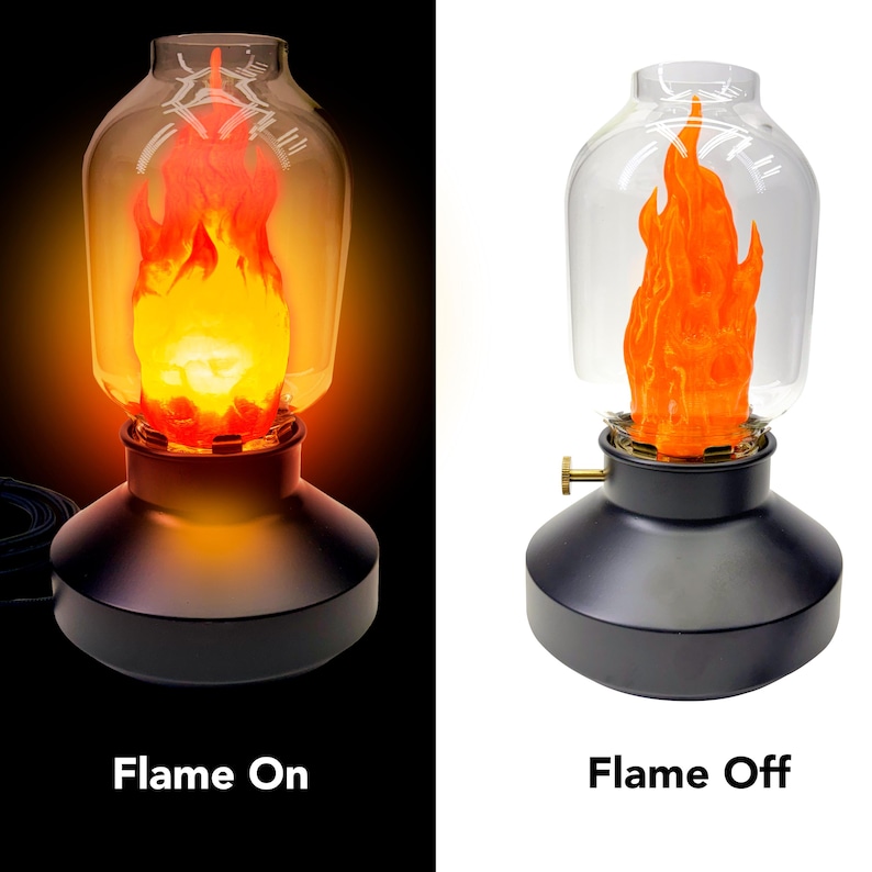 E12 Flame Light Cover Tärnaby Light Compatible Fantasy D&D Aesthetic 3D